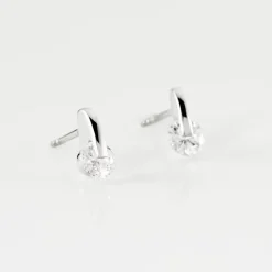 Sale Histoire d'Or Boucles D'oreilles Pendantes Vera Argent Blanc Oxyde De Zirconium