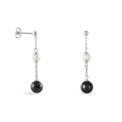 Histoire d'Or Boucles D'oreilles Pendantes Lucia Cera Argent Blanc Perle De Culture* Boucles D'Oreilles|Boucles D'Oreilles Fantaisie