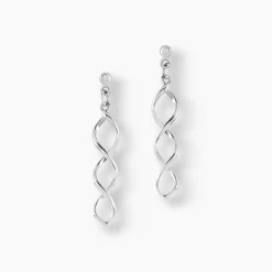 Histoire d'Or Boucles D'oreilles Pendantes Jolanda Argent Blanc* Boucles D'Oreilles|Boucles D'Oreilles Fantaisie
