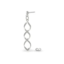 Histoire d'Or Boucles D'oreilles Pendantes Jolanda Argent Blanc* Boucles D'Oreilles|Boucles D'Oreilles Fantaisie