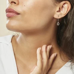 Histoire d'Or Boucles D'oreilles Pendantes Peytone Argent Blanc* Boucles D'Oreilles|Boucles D'Oreilles Fantaisie