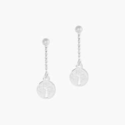 Histoire d'Or Boucles D'oreilles Pendantes Audrey-rose Argent Blanc* Boucles D'Oreilles|Boucles D'Oreilles Fantaisie