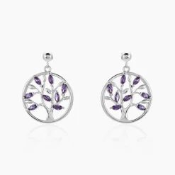 Histoire d'Or Boucles D'oreilles Pendantes Venka Argent Blanc Oxyde De Zirconium* Boucles D'Oreilles|Boucles D'Oreilles Fantaisie