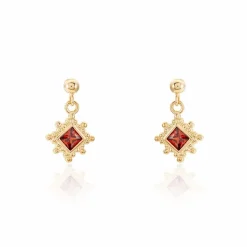Histoire d'Or Boucles D'oreilles Pendantes Bobbie Plaqué Or Jaune Oxyde De Zirconium* Boucles D'Oreilles|Boucles D'Oreilles Fantaisie