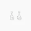 Histoire d'Or Boucles D'oreilles Pendantes Phaenna Or Blanc Oxyde De Zirconium* Boucles D'Oreilles|Boucles D'Oreilles Pendantes