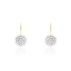 Histoire d'Or Boucles D'oreilles Pendantes Veronick Or Jaune Diamant* Boucles D'Oreilles|Boucles D'Oreilles Pendantes