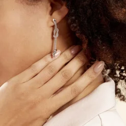 Histoire d'Or Boucles D'oreilles Pendantes Deauville Argent Blanc* Boucles D'Oreilles|Boucles D'Oreilles Fantaisie