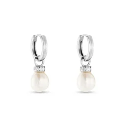 Hot Histoire d'Or Boucles D'oreilles Pendantes Argent Blanc Iribert Perles De Culture