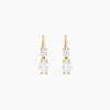 Sale Histoire d'Or Boucles D'oreilles Pendantes Gulbeyaz Or Jaune Oxyde De Zirconium