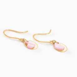 Histoire d'Or Boucles D'oreilles Pendantes Cleomela Coeur Or Jaune Nacre* Boucles D'Oreilles|Boucles D'Oreilles Pendantes