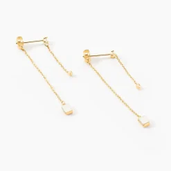 Histoire d'Or Boucles D'oreilles Pendantes Mirage Or Jaune Nacre* Boucles D'Oreilles|Boucles D'Oreilles Pendantes