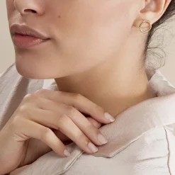 Sale Histoire d'Or Boucles D'oreilles Pendantes Gracieuse Or Jaune