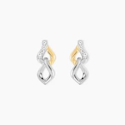 Histoire d'Or Boucles D'Oreilles Pendantes Or Jaune Oxyde De Zirconium* Boucles D'Oreilles|Boucles D'Oreilles Pendantes