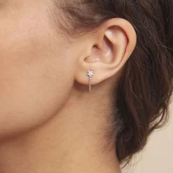 Histoire d'Or Boucles D'oreilles Pendantes Argent Blanc Tamako Oxydes De Zirconium* Boucles D'Oreilles|Boucles D'Oreilles Fantaisie