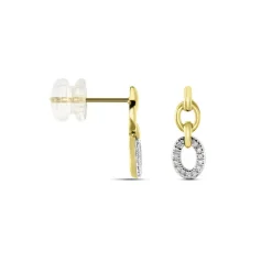 Histoire d'Or Boucles D'oreilles Pendantes Margane Or Jaune Diamant* Boucles D'Oreilles|Boucles D'Oreilles Pendantes