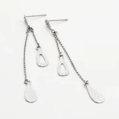 Histoire d'Or Boucles D'oreilles Pendantes Anila Gouttes Or Blanc* Boucles D'Oreilles|Boucles D'Oreilles Pendantes
