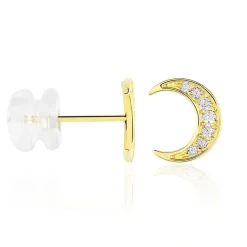 Histoire d'Or Boucles D'oreilles Pendantes Francoise-marie Lune Or Jaune Oxyde* Boucles D'Oreilles|Boucles D'Oreilles Pendantes
