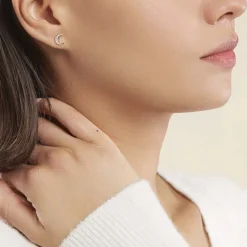 Histoire d'Or Boucles D'oreilles Pendantes Francoise-marie Lune Or Jaune Oxyde* Boucles D'Oreilles|Boucles D'Oreilles Pendantes