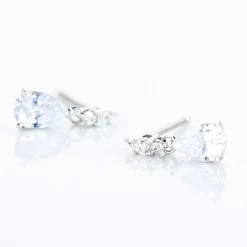 Clearance Histoire d'Or Boucles D'oreilles Pendantes Marie-helena Argent  Oxyde De Zirconium