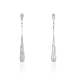 Histoire d'Or Boucles D'oreilles Pendantes Chandell Argent Blanc Oxyde De Zirconium* Boucles D'Oreilles|Boucles D'Oreilles Pendantes