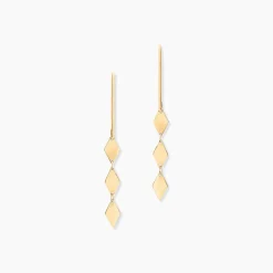 Clearance Histoire d'Or Boucles D'Oreilles Pendantes Epaphras Or Jaune