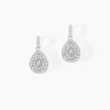 Histoire d'Or Boucles D'oreilles Pendantes Lysa Argent Blanc Oxyde De Zirconium