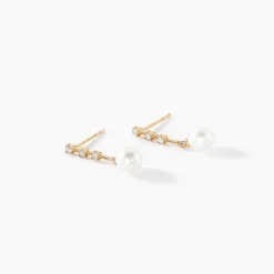 Histoire d'Or Boucles D'oreilles Pendantes Louise-marie Or Jaune Perle De Culture* Boucles D'Oreilles|Boucles D'Oreilles Pendantes