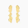 Outlet Histoire d'Or Boucles D'Oreilles Pendantes Goldess Acier Jaune