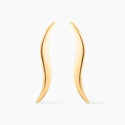 Histoire d'Or Boucles D'oreilles Pendantes Merone Vagues Or Jaune* Boucles D'Oreilles|Boucles D'Oreilles Pendantes