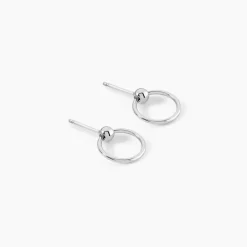 Sale Histoire d'Or Boucles D'oreilles Pendantes Tatyanna Argent Blanc