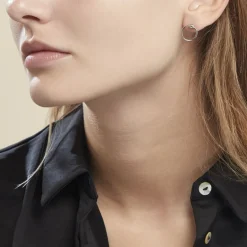 Sale Histoire d'Or Boucles D'oreilles Pendantes Tatyanna Argent Blanc