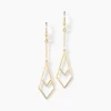 New Histoire d'Or Boucles D'oreilles Pendantes Swanny Or Jaune