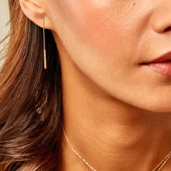 Sale Histoire d'Or Boucles D'Oreilles Pendantes Ainhoaa Or Jaune Diamant