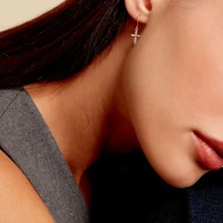 Histoire d'Or Boucles D'oreilles Pendantes Chastity Or Jaune Oxyde De Zirconium* Boucles D'Oreilles|Boucles D'Oreilles Pendantes