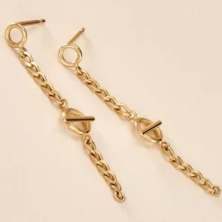 Histoire d'Or Boucles D'oreilles Pendantes Chain Or Jaune* Boucles D'Oreilles|Boucles D'Oreilles Pendantes