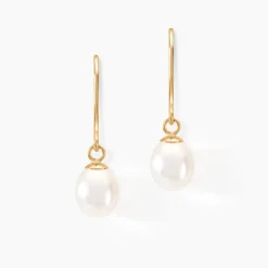 Histoire d'Or Boucles D'oreilles Pendantes Baroque Or Jaune Perle De Culture* Boucles D'Oreilles|Boucles D'Oreilles Pendantes