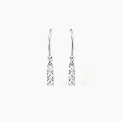 Histoire d'Or Boucles D'oreilles Pendantes Lauren Argent Blanc Oxyde De Zirconium* Boucles D'Oreilles|Boucles D'Oreilles Fantaisie