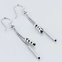 Histoire d'Or Boucles D'oreilles Pendantes Eucleia Argent Blanc* Boucles D'Oreilles|Boucles D'Oreilles Fantaisie
