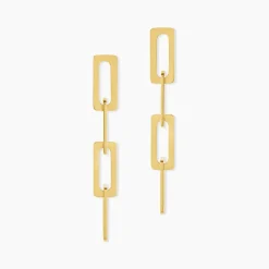 Histoire d'Or Boucles D'oreilles Pendantes Gracen Acier Jaune* Boucles D'Oreilles|Boucles D'Oreilles Fantaisie