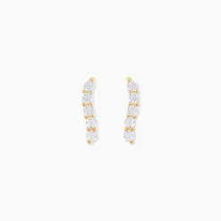 Histoire d'Or Boucles D'oreilles Pendantes Dahina Or Jaune Oxyde De Zirconium* Boucles D'Oreilles|Boucles D'Oreilles Pendantes