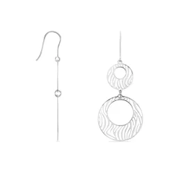 Histoire d'Or Boucles D'oreilles Pendantes Africa Argent Blanc* Boucles D'Oreilles|Boucles D'Oreilles Fantaisie