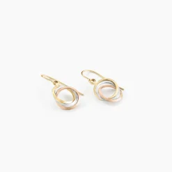 Histoire d'Or Boucles D'oreilles Pendantes Berangere Triple Cercles Or Tricolore* Boucles D'Oreilles|Boucles D'Oreilles Pendantes