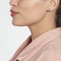 Histoire d'Or Boucles D'oreilles Pendantes Or Blanc Clothilde Topazes Oxydes* Boucles D'Oreilles|Clous D'Oreilles