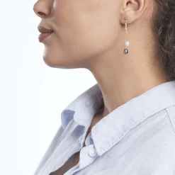 Histoire d'Or Boucles D'oreilles Pendantes Or Jaune Brayann Perles De Culture* Boucles D'Oreilles|Boucles D'Oreilles Pendantes