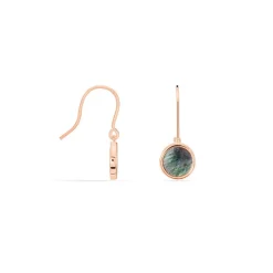 Histoire d'Or Boucles D'oreilles Pendantes Joana Or Rose Nacre