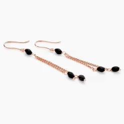 Histoire d'Or Boucles D'oreilles Pendantes Diamantine Argent Rose Pierre De Synthese* Boucles D'Oreilles|Boucles D'Oreilles Fantaisie