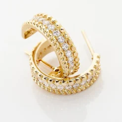 Histoire d'Or Boucles D'oreilles Pendantes Marie-baptistine Plaqué Or Oxyde* Boucles D'Oreilles|Boucles D'Oreilles Fantaisie