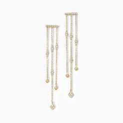 Histoire d'Or Boucles D'oreilles Pendantes Eclat D'etoile Or Jaune Oxyde* Boucles D'Oreilles|Boucles D'Oreilles Pendantes