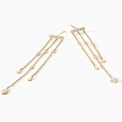 Histoire d'Or Boucles D'oreilles Pendantes Eclat D'etoile Or Jaune Oxyde* Boucles D'Oreilles|Boucles D'Oreilles Pendantes