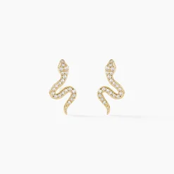 Hot Histoire d'Or Boucles D'oreilles Pendantes Dorilis Or Jaune Oxyde De Zirconium